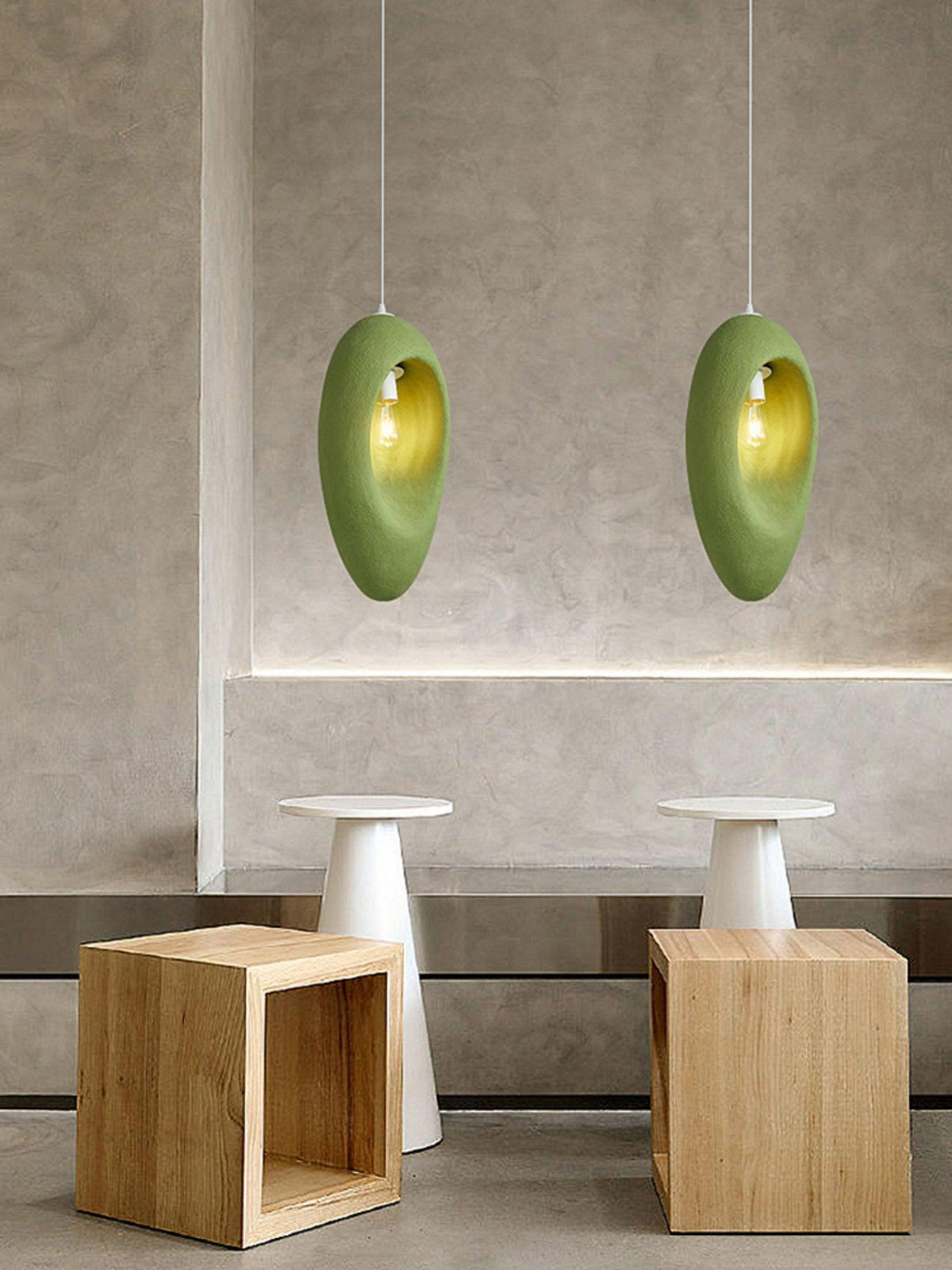 Ulrinara Modern Minimalist Plastic Pendant Light