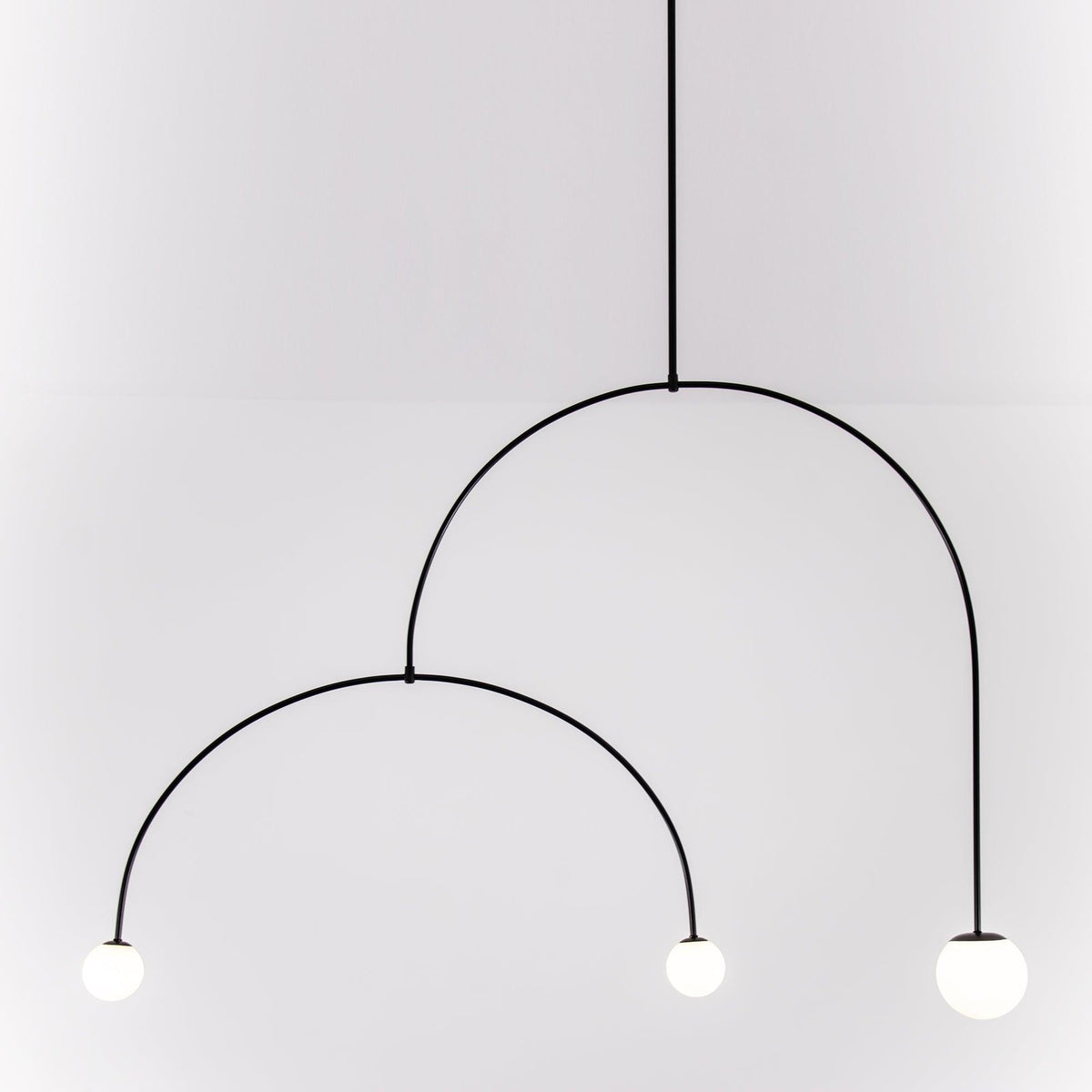 Viraiseon Chandelier Mobile Black Minimalist