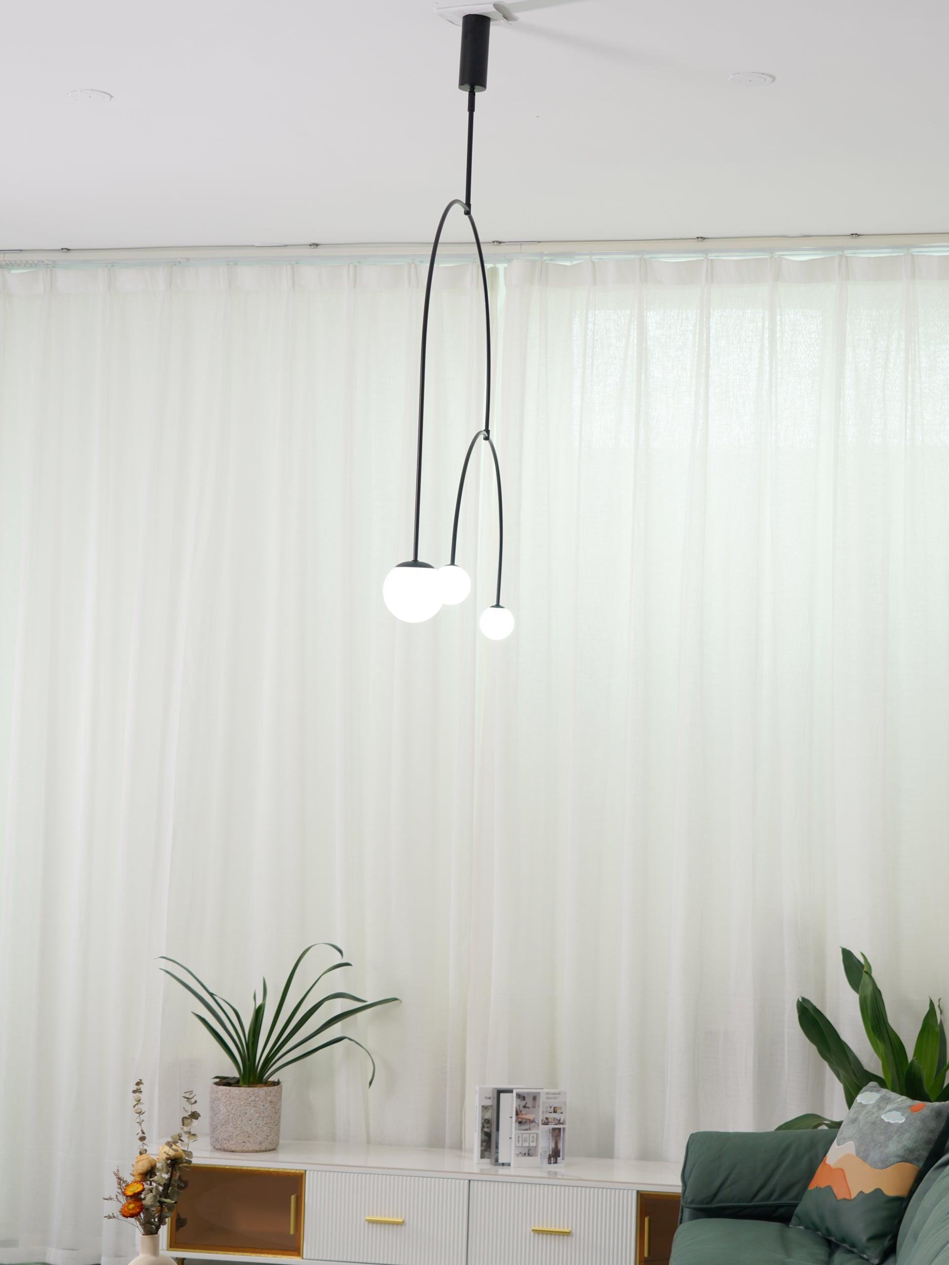 Viraiseon Chandelier Mobile Black Minimalist