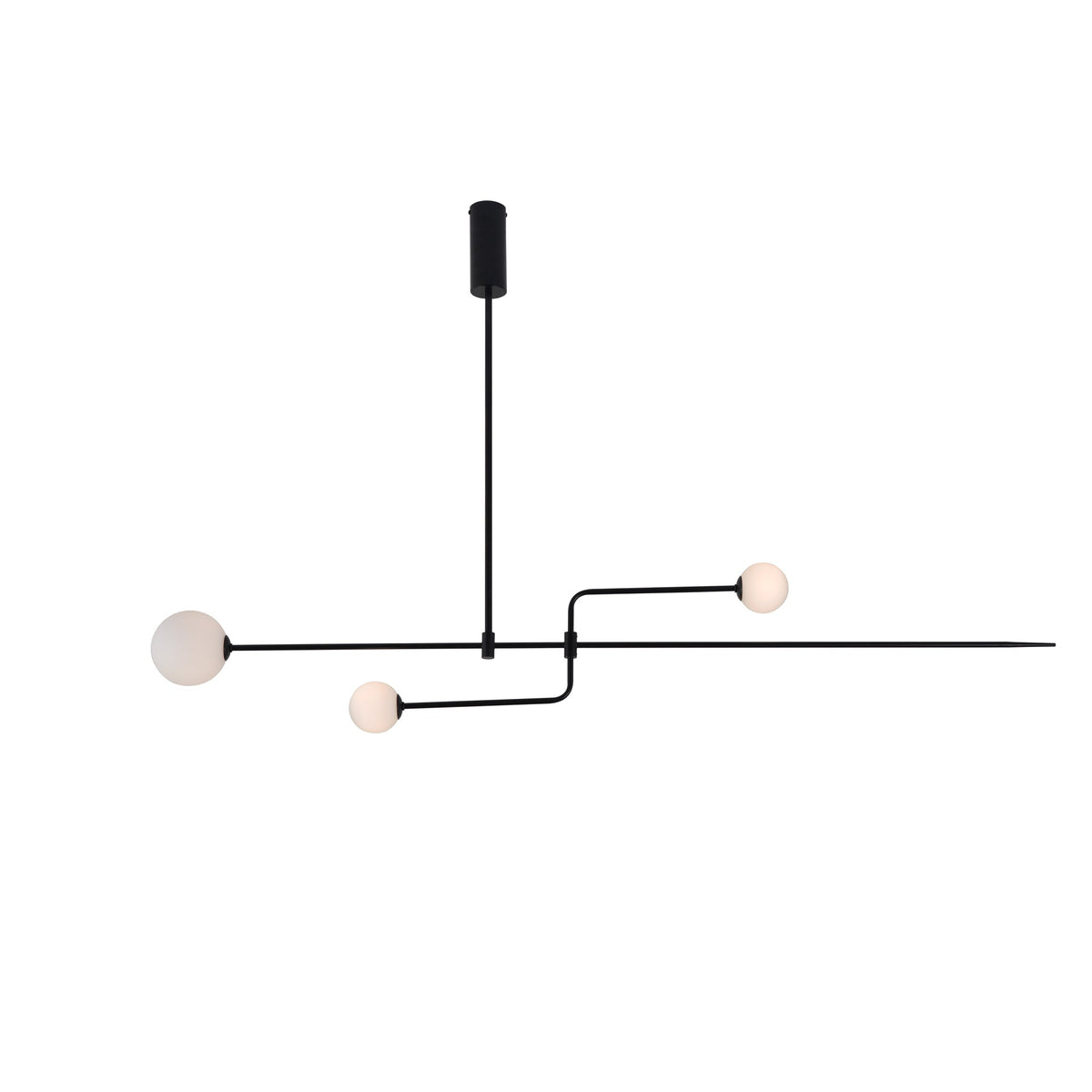 Viraiseon Chandelier Mobile Black Minimalist