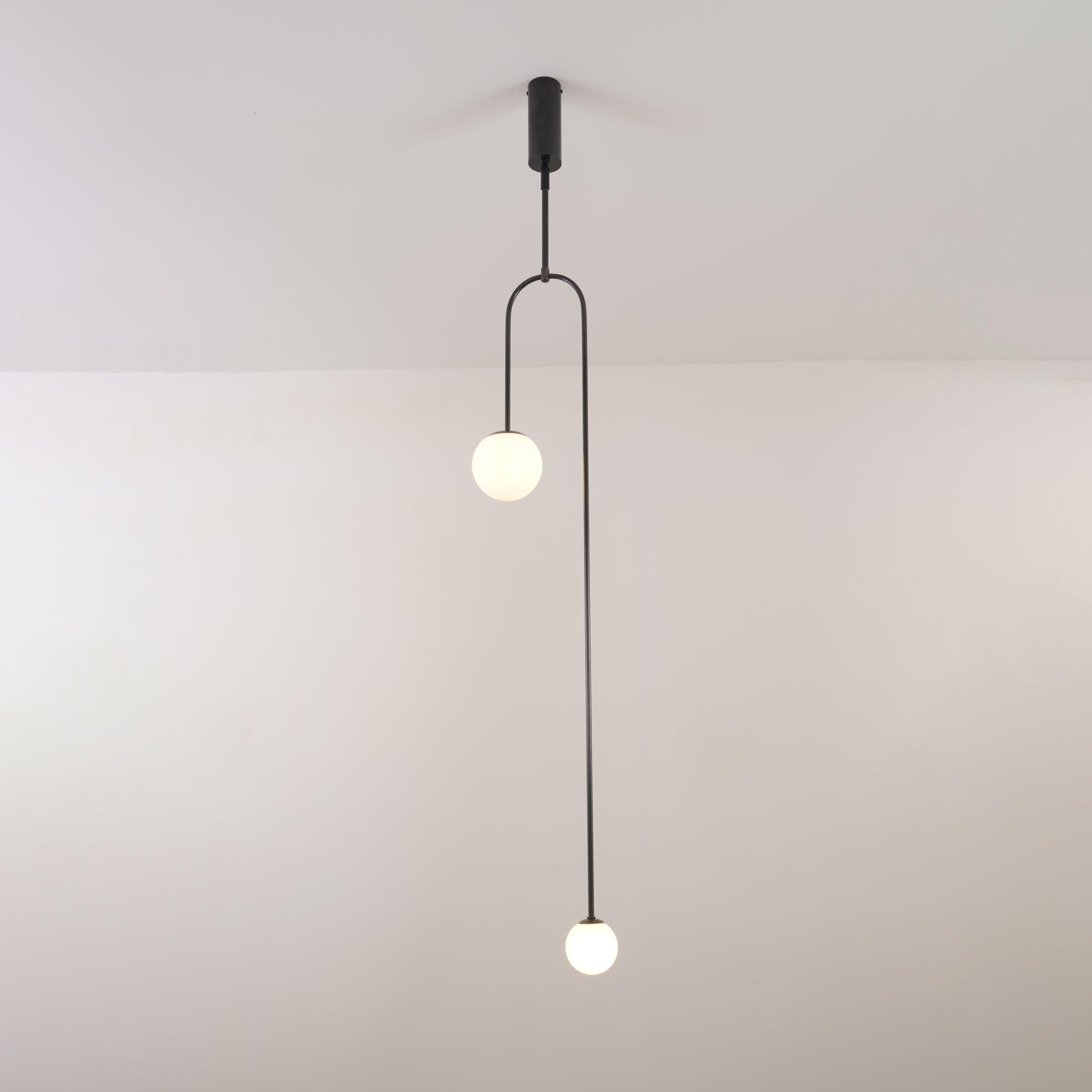 Viraiseon Chandelier Mobile Black Minimalist