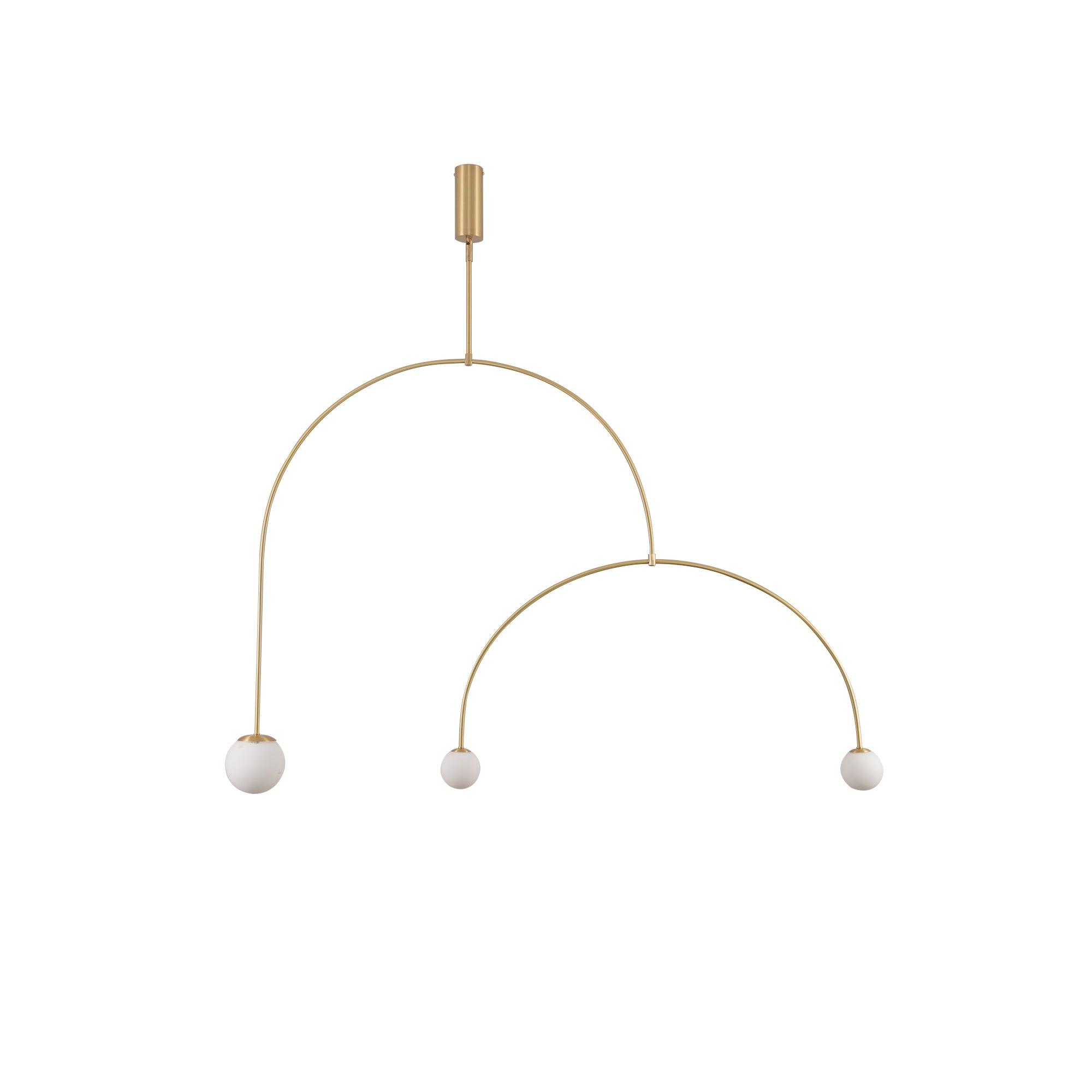 Viraiseon Chandelier Mobile Black Minimalist