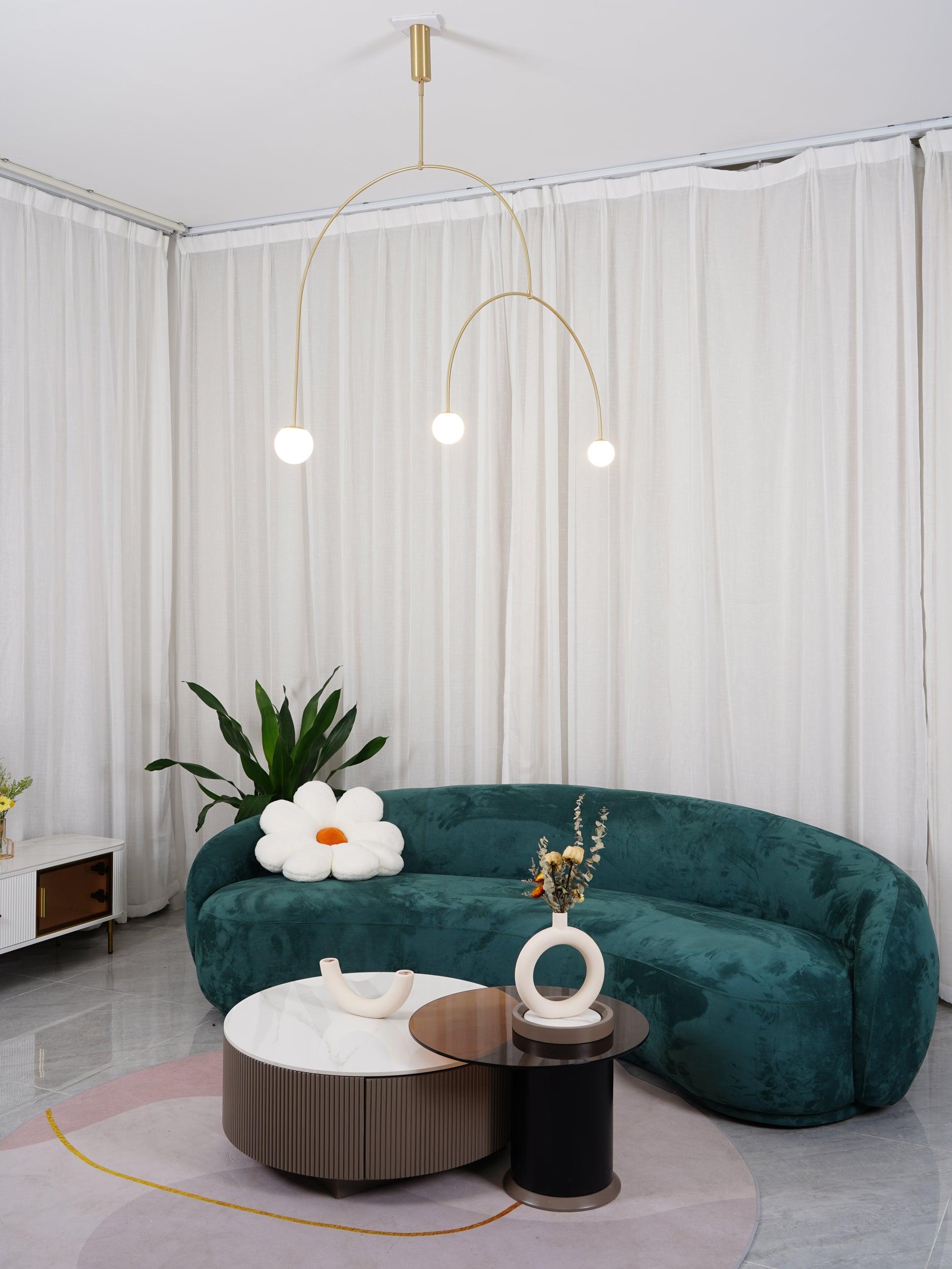 Viraiseon Chandelier Mobile Black Minimalist