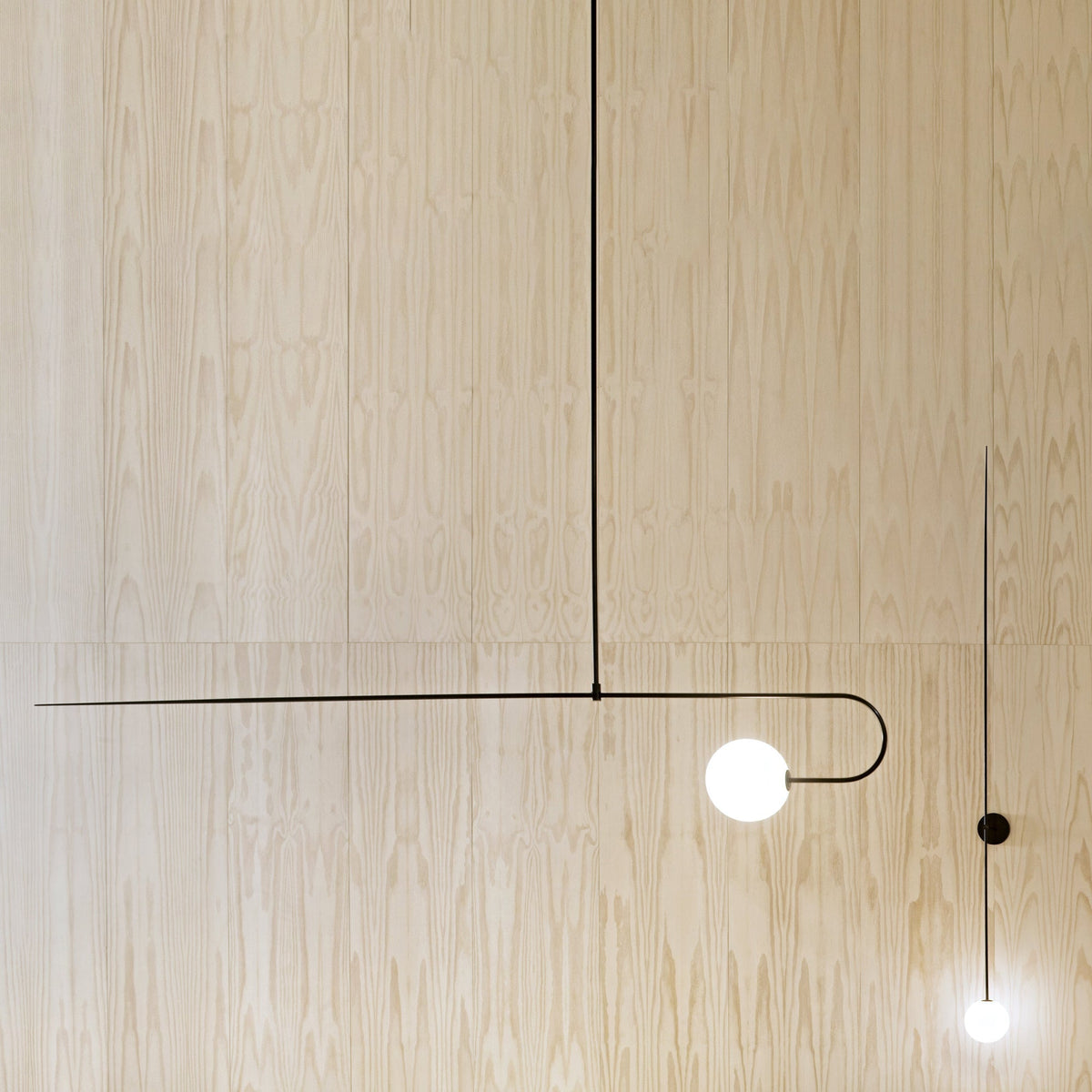 Viraiseon Chandelier Mobile Black Minimalist