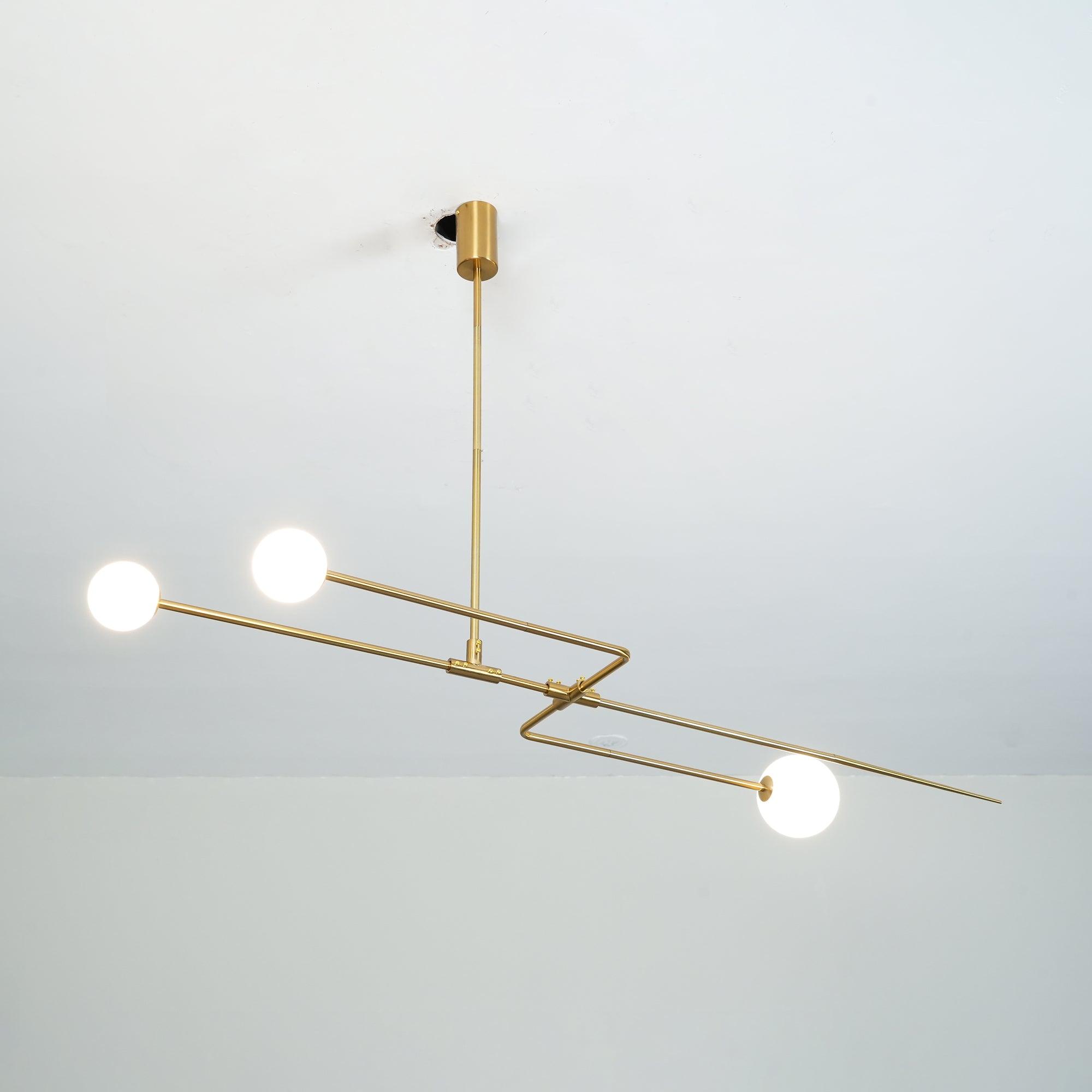 Viraiseon Chandelier Mobile Black Minimalist