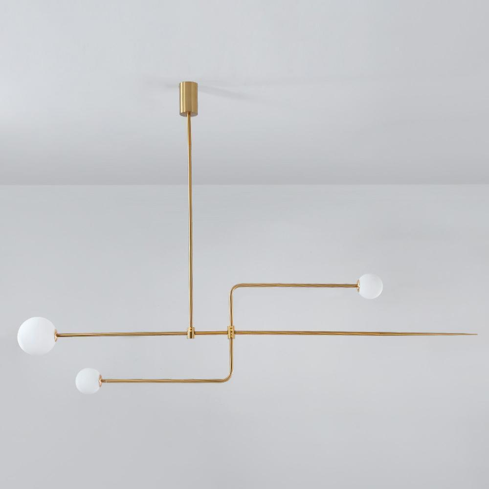 Viraiseon Chandelier Mobile Black Minimalist