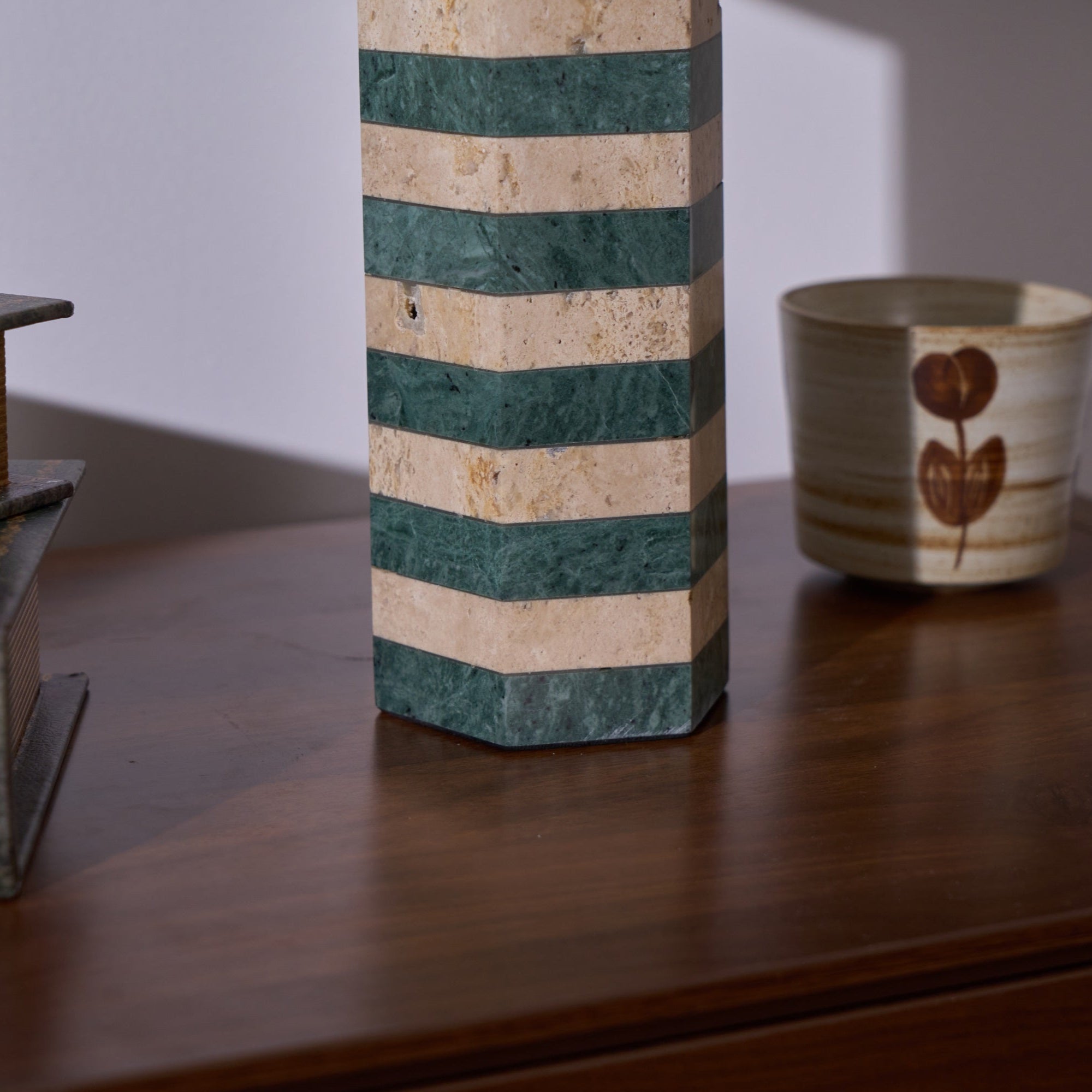 Stripes Fabric Table Lamp