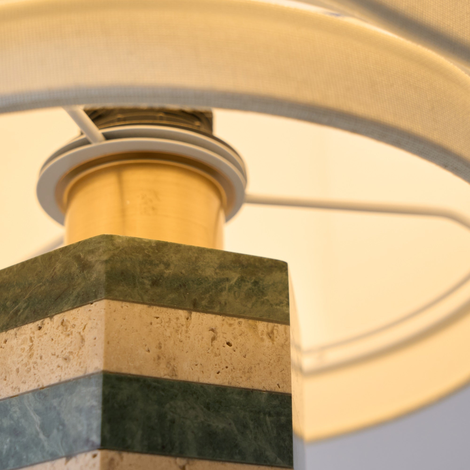 Stripes Fabric Table Lamp