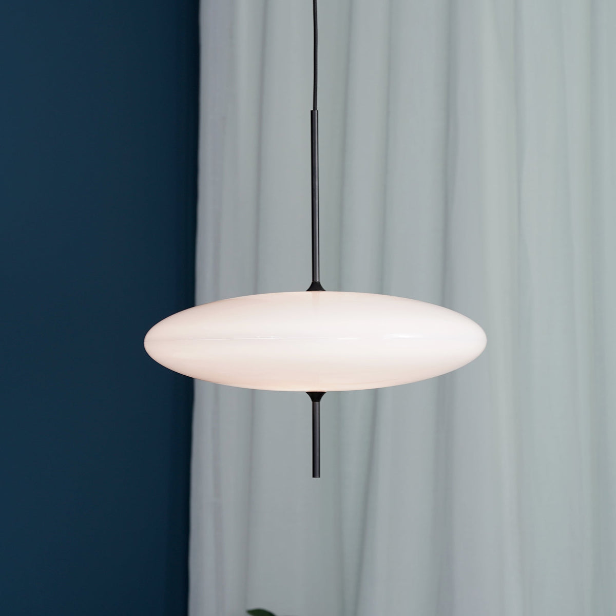 Rivaniella Pendant Lamp Joined Black-Painted for Living Room