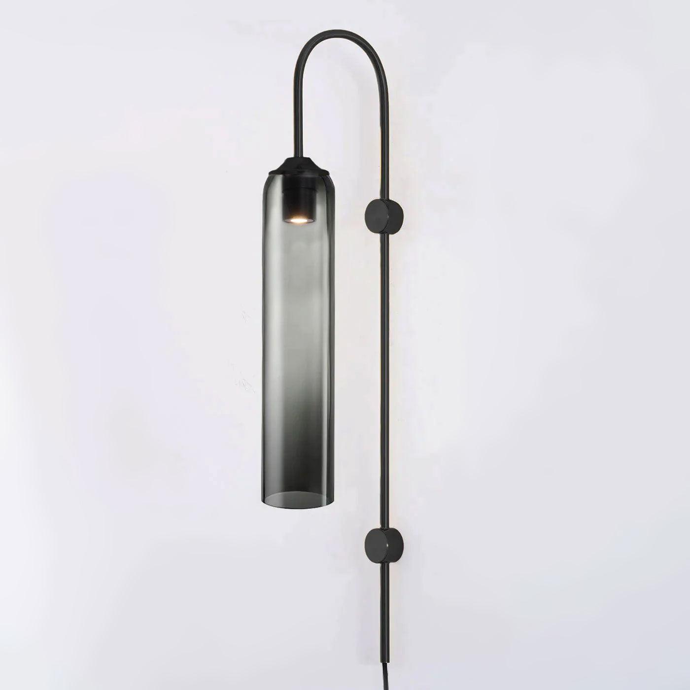 Conrad Modern Glass Plug-In Wall Lamp