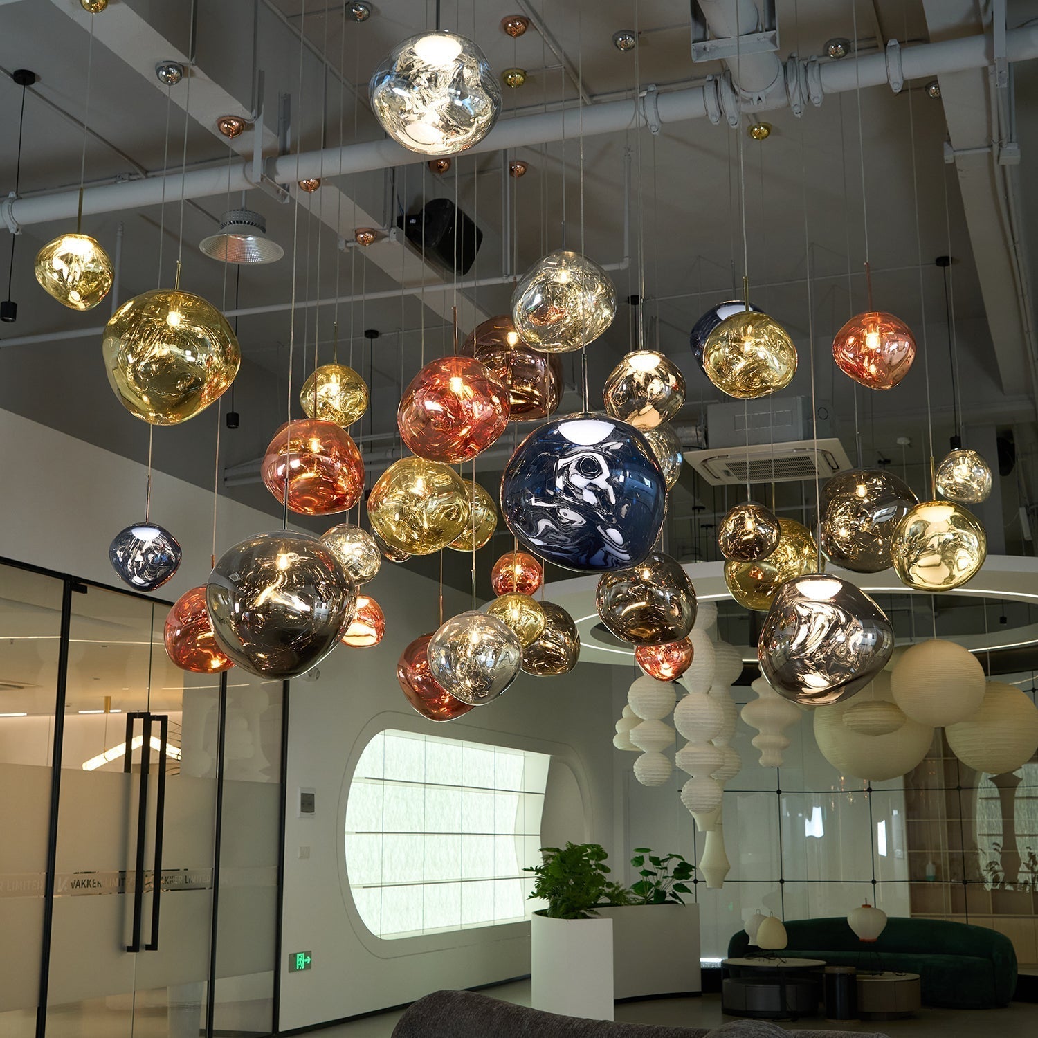 Daria Pendant Lamp Irregular Cluster Sculptural