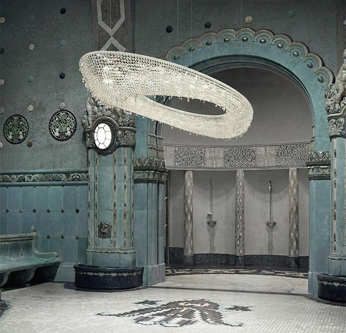 Bior Embellished Crystal Pendant Light