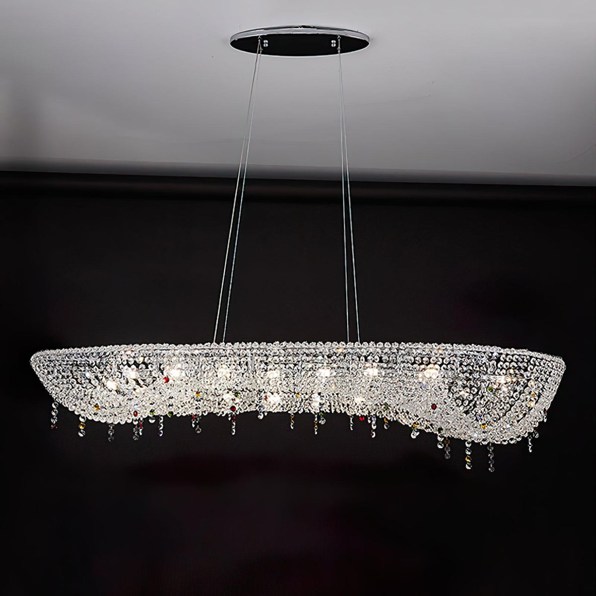 Bior Embellished Crystal Pendant Light