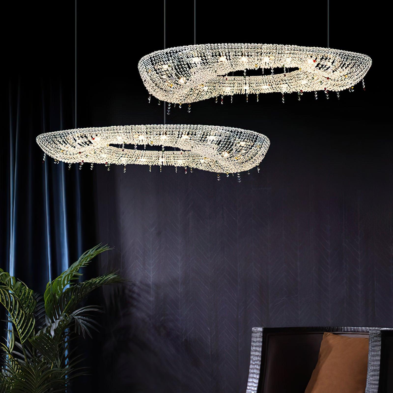 Bior Embellished Crystal Pendant Light