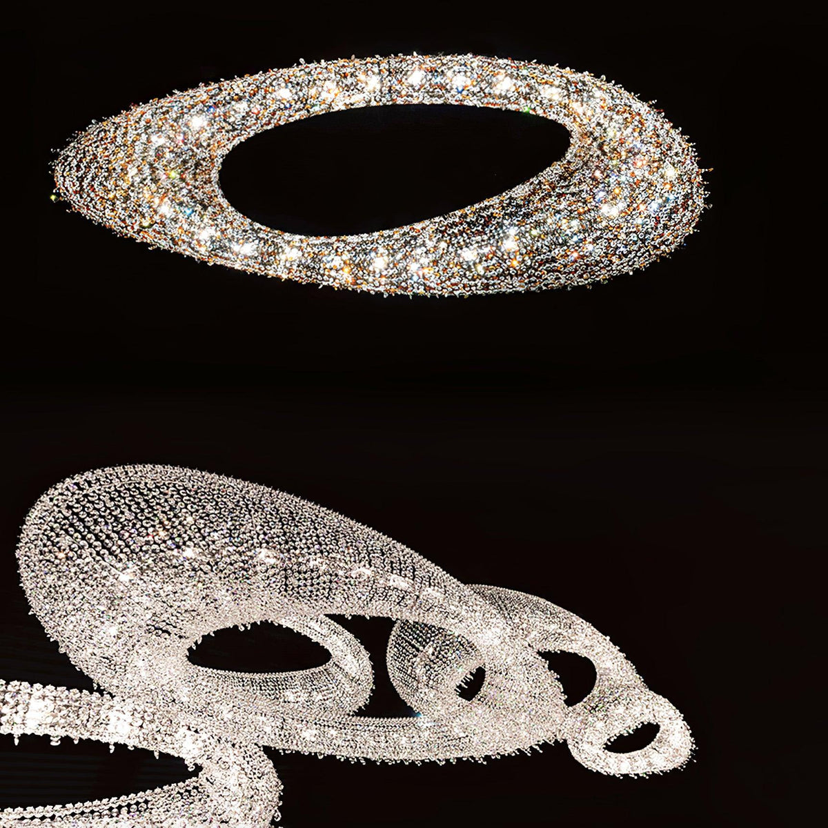 Bior Embellished Crystal Pendant Light