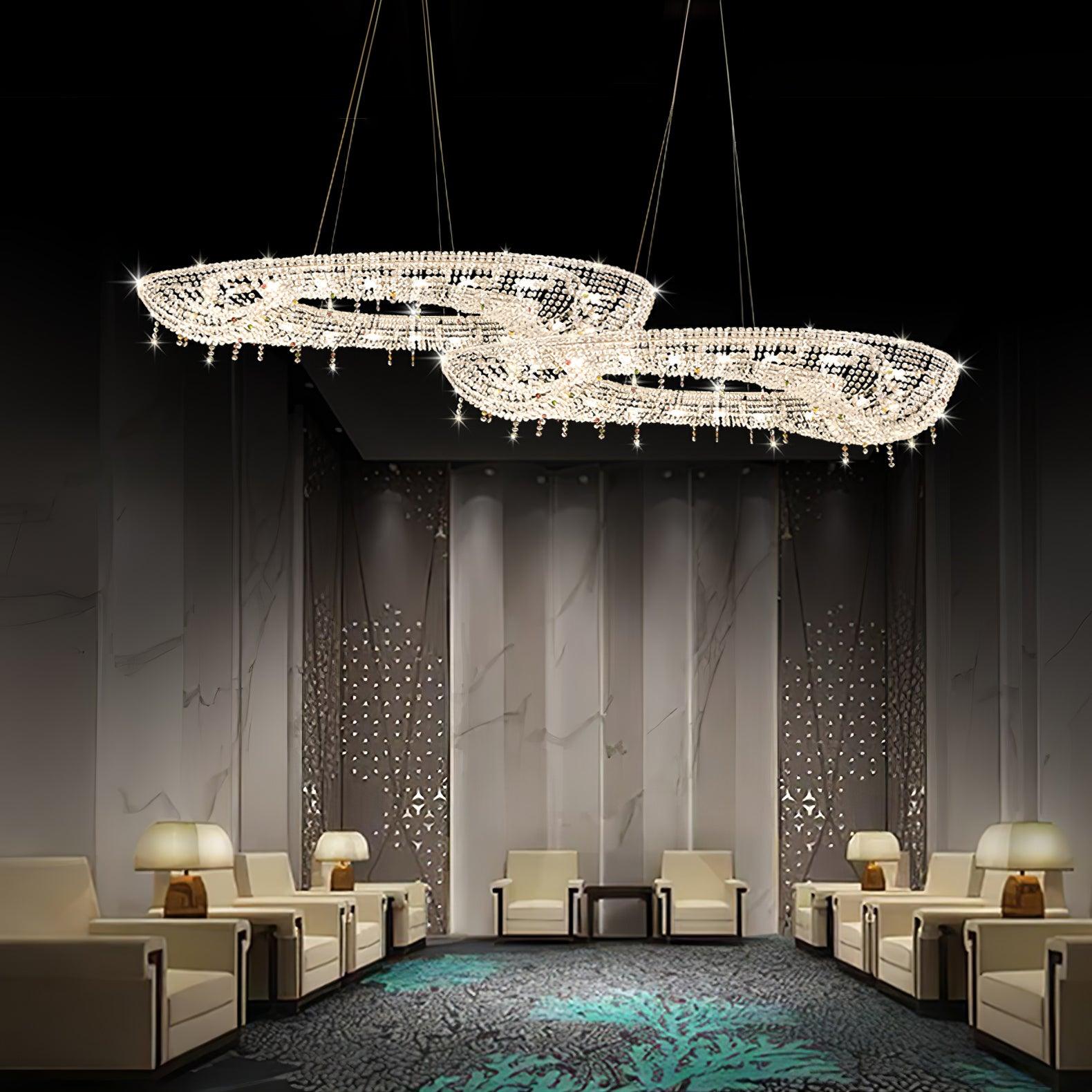 Bior Embellished Crystal Pendant Light