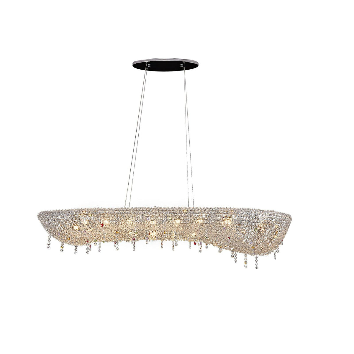 Bior Embellished Crystal Pendant Light