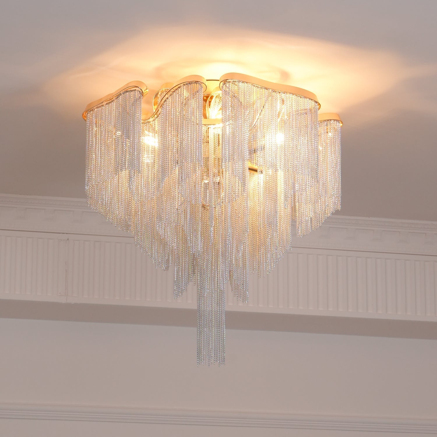 Mevrin Ceiling Lamp Modern Tassel Art