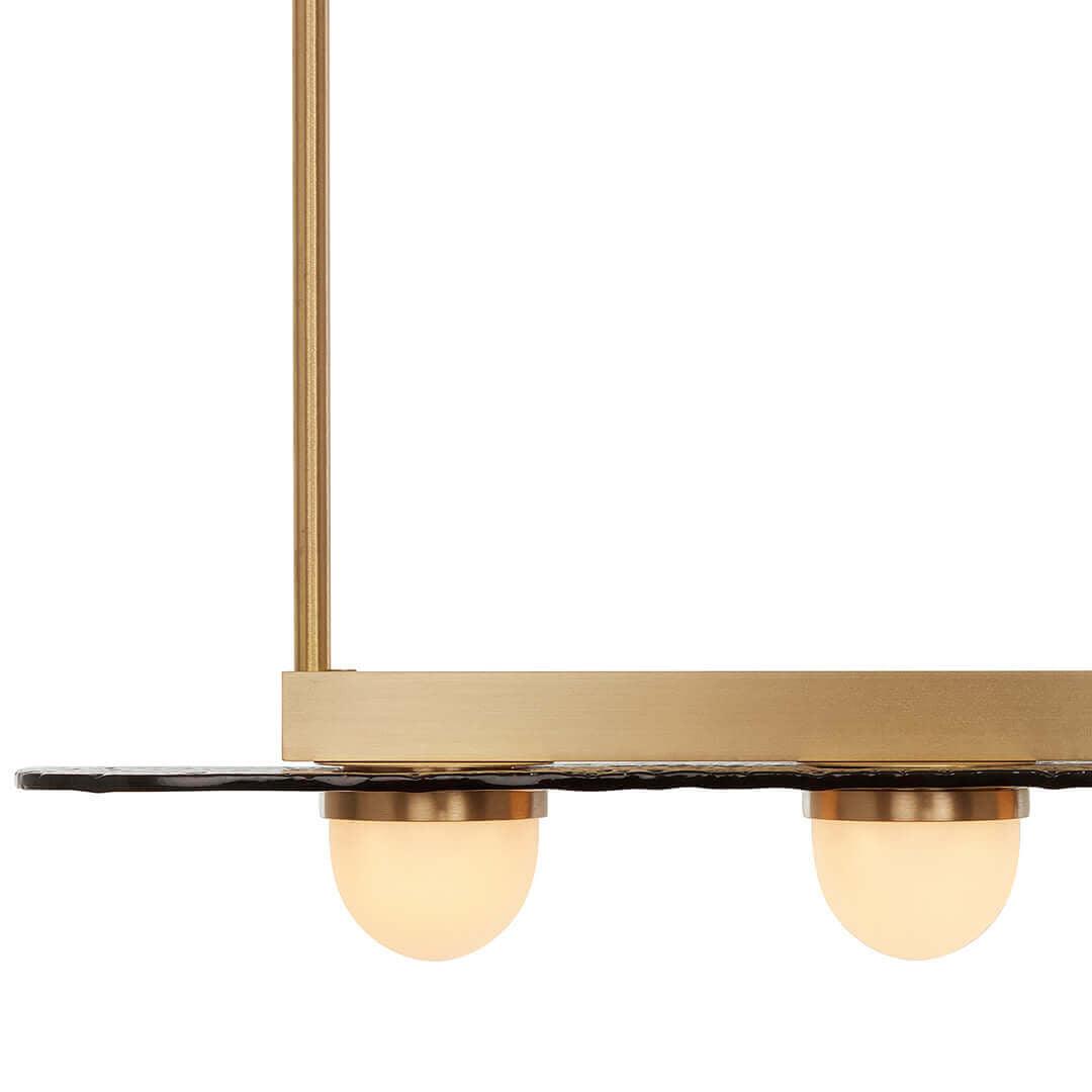 Solerelle Chandelier LED Linear Gold Frame
