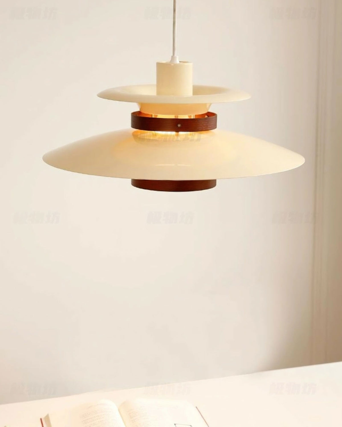 Sylelenne Wood Steel Pendant Lamp