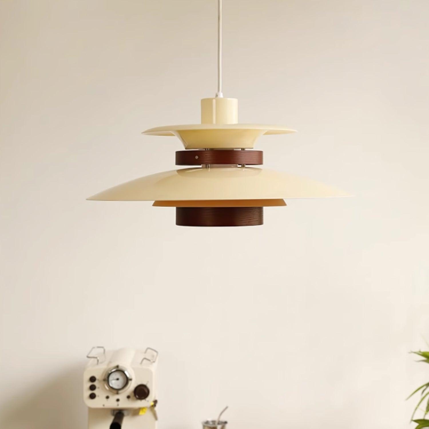 Sylelenne Wood Steel Pendant Lamp