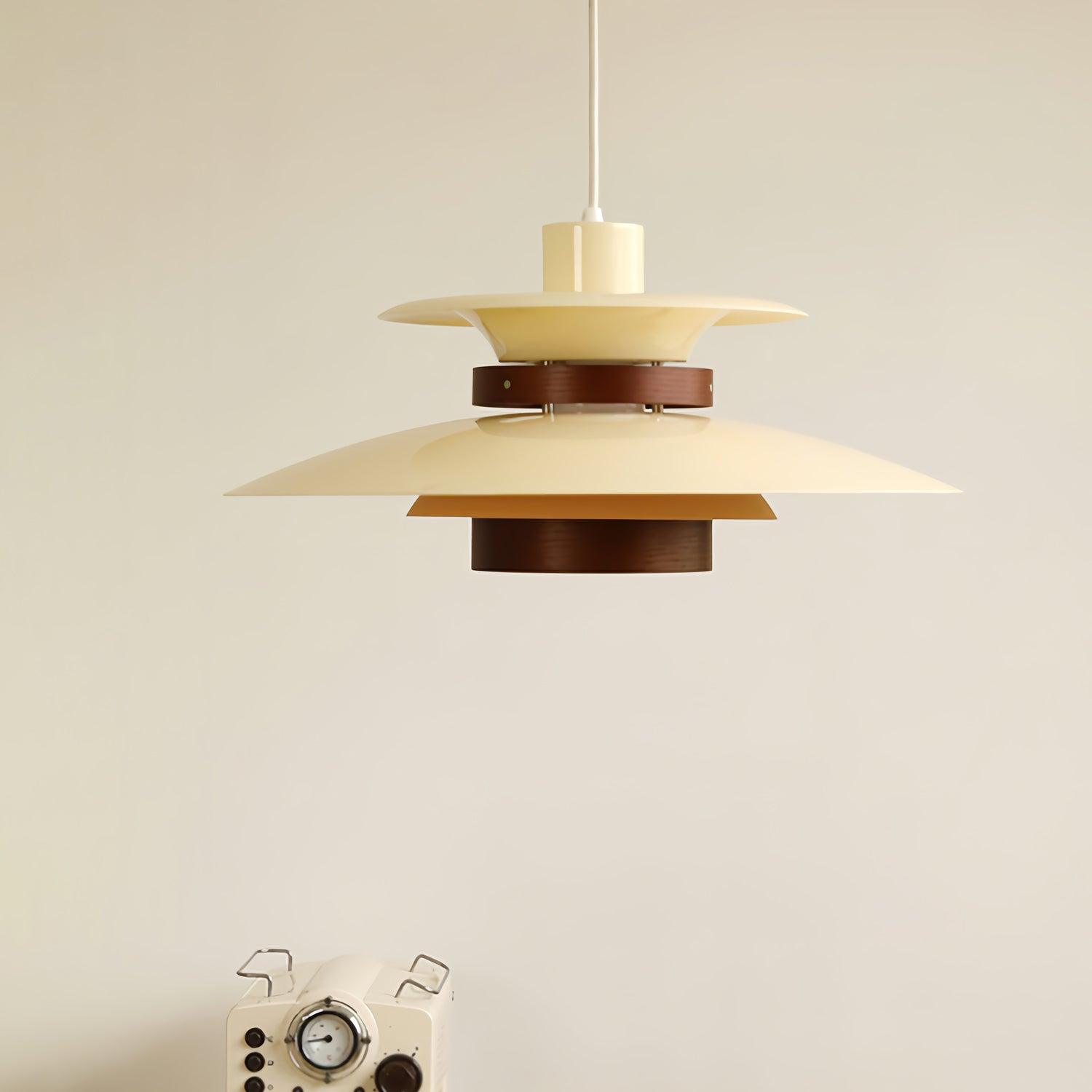 Sylelenne Wood Steel Pendant Lamp