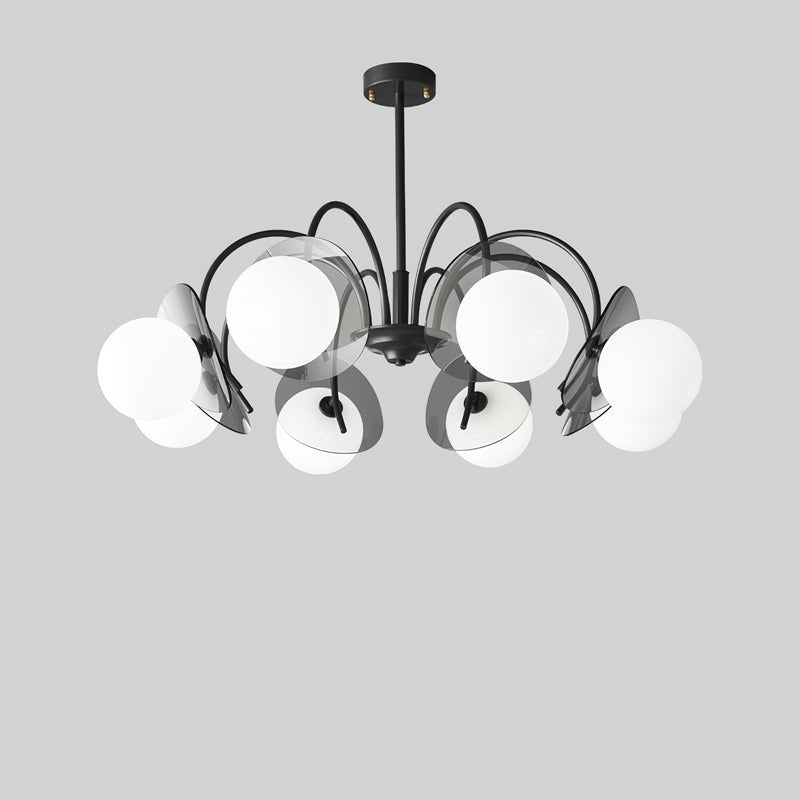 Seliselle Chandelier Globe Arm Sculptural
