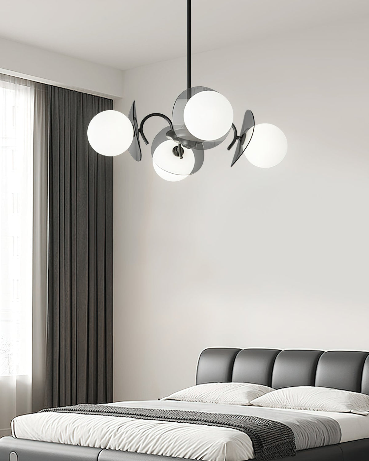 Seliselle Chandelier Globe Arm Sculptural