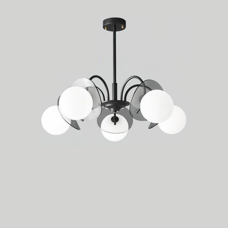 Seliselle Chandelier Globe Arm Sculptural