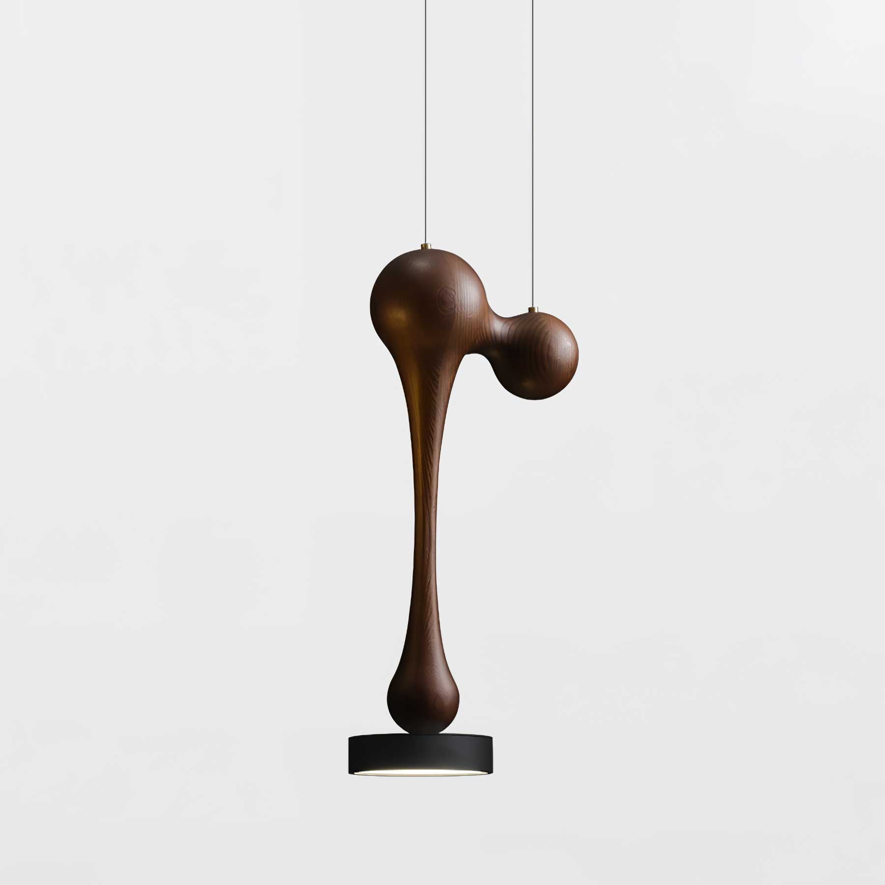 Drovia Rustic Wooden Pendant Light