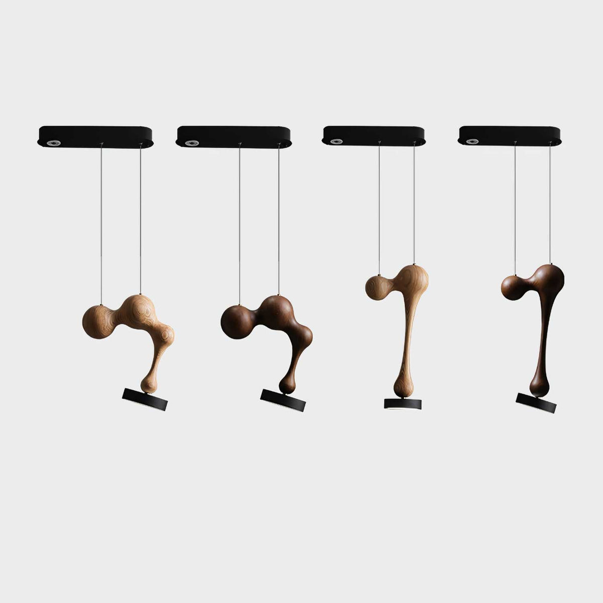 Drovia Rustic Wooden Pendant Light
