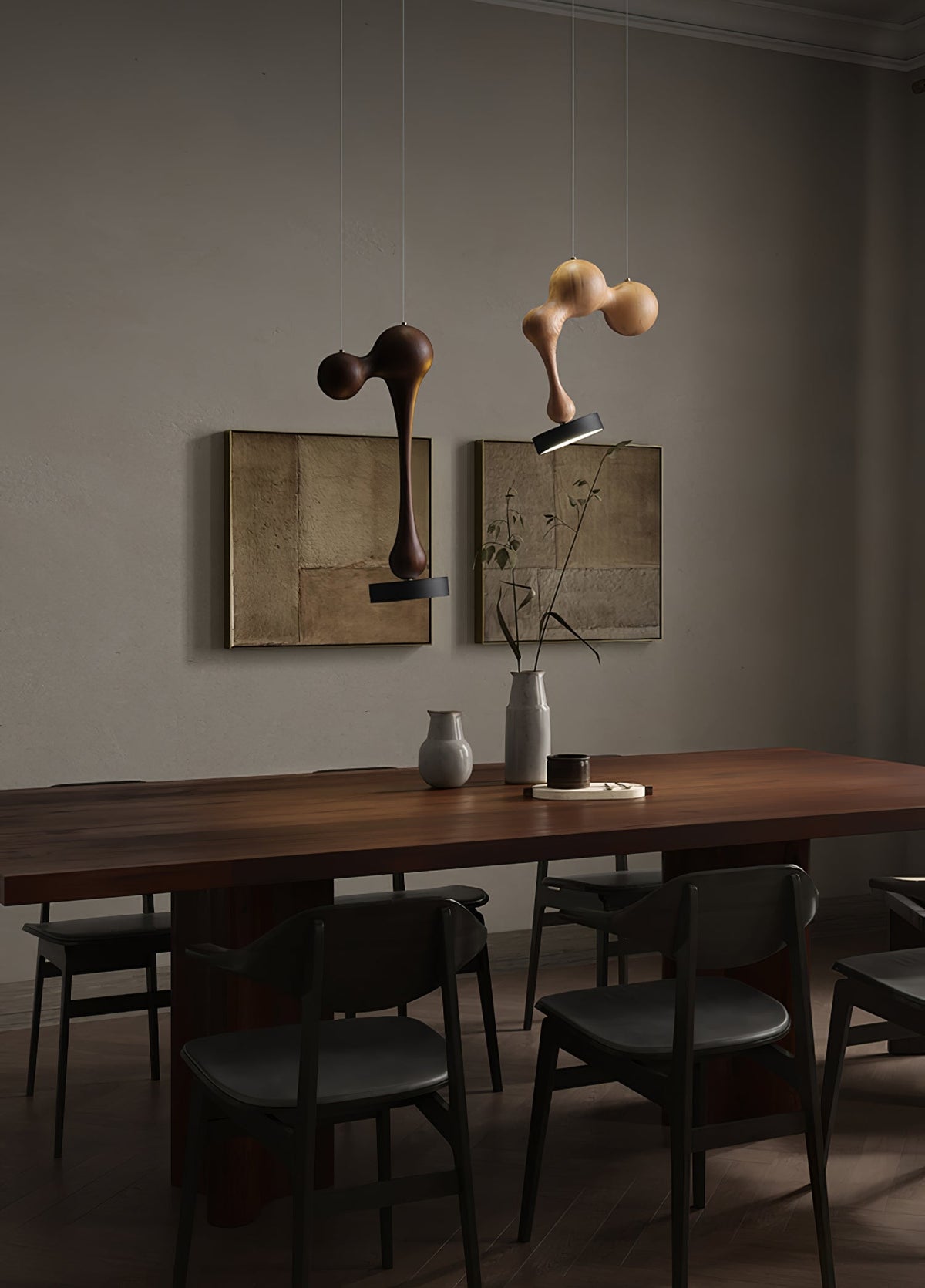 Drovia Rustic Wooden Pendant Light