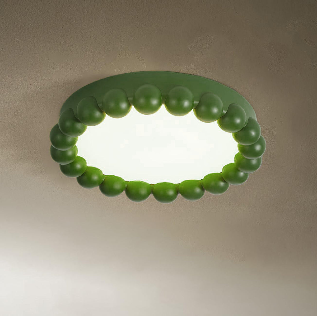 Zevian Ceiling Lamp Resin Bubble Round Playful Soft