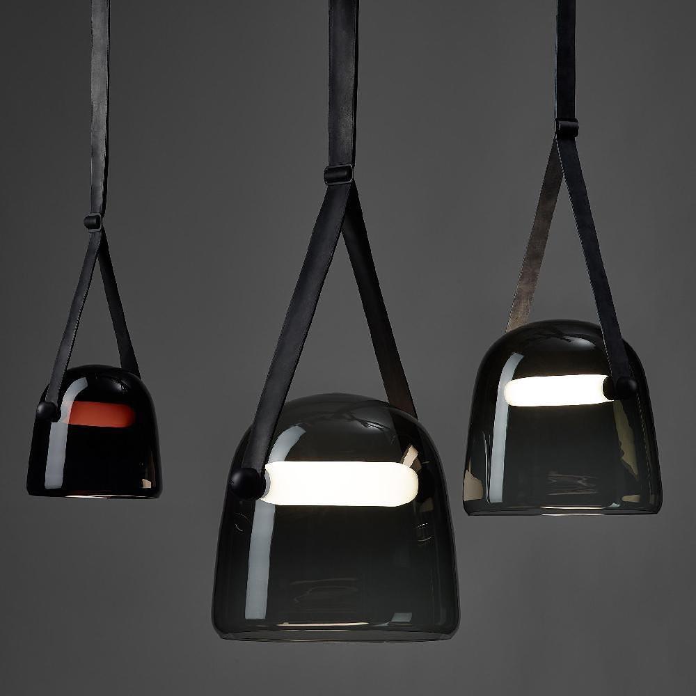 Averisce Leather Industrial Pendant Light