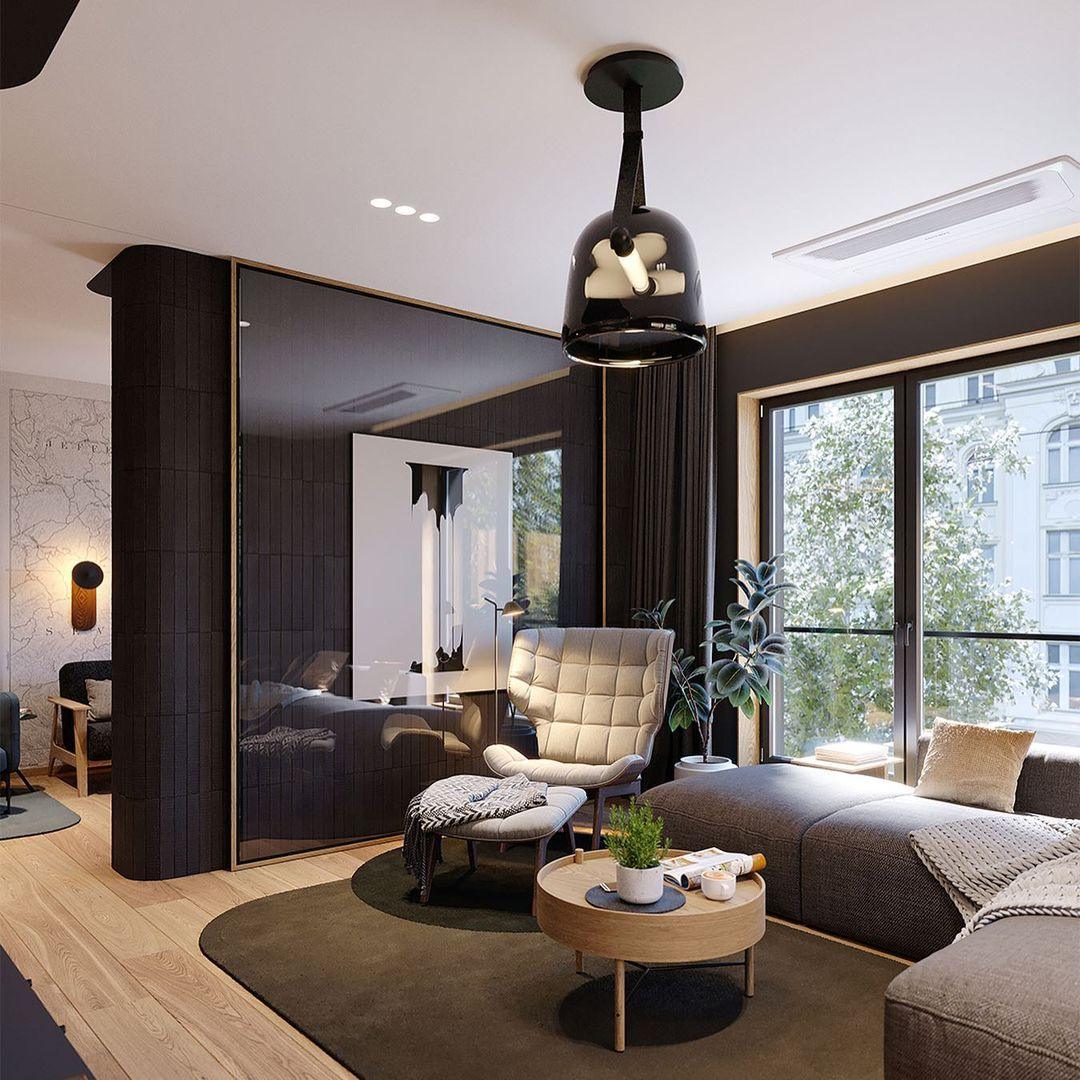 Averisce Leather Industrial Pendant Light