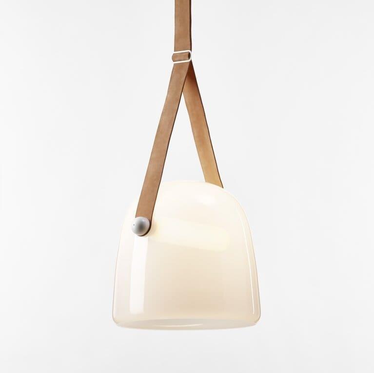 Averisce Leather Industrial Pendant Light
