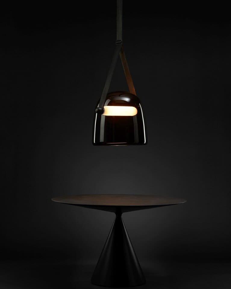 Averisce Leather Industrial Pendant Light