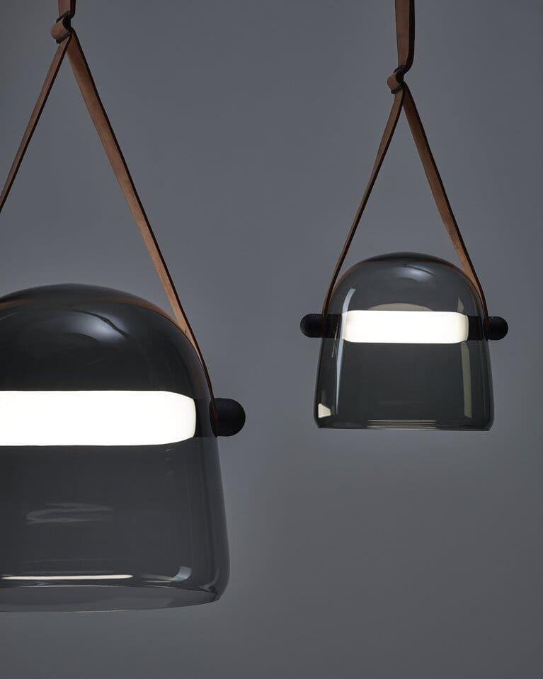 Averisce Leather Industrial Pendant Light