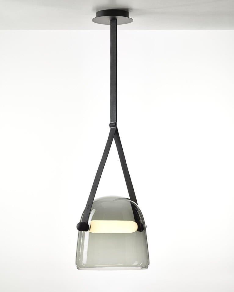 Averisce Leather Industrial Pendant Light
