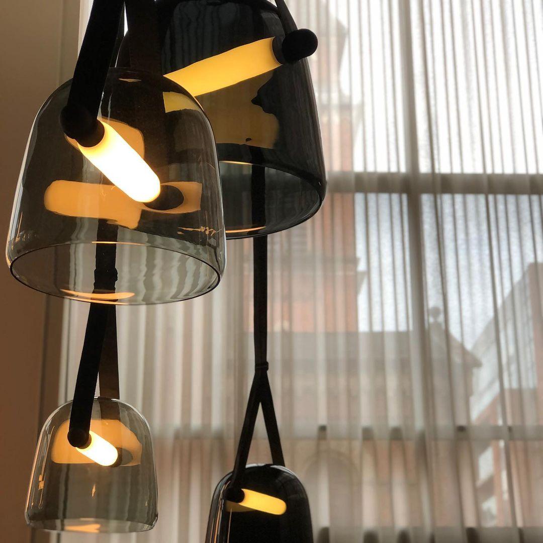 Averisce Leather Industrial Pendant Light