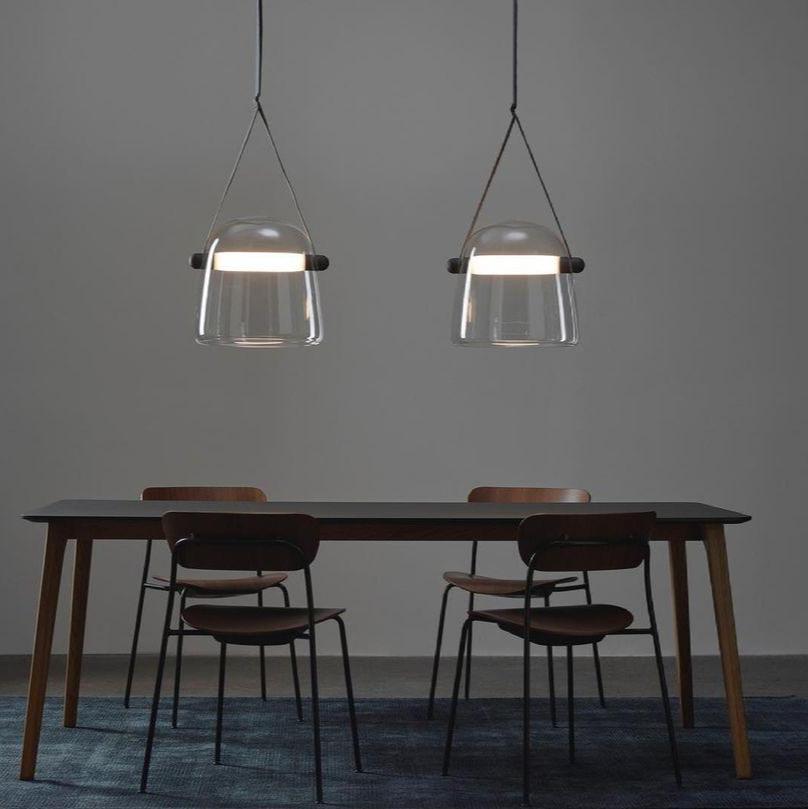Averisce Leather Industrial Pendant Light