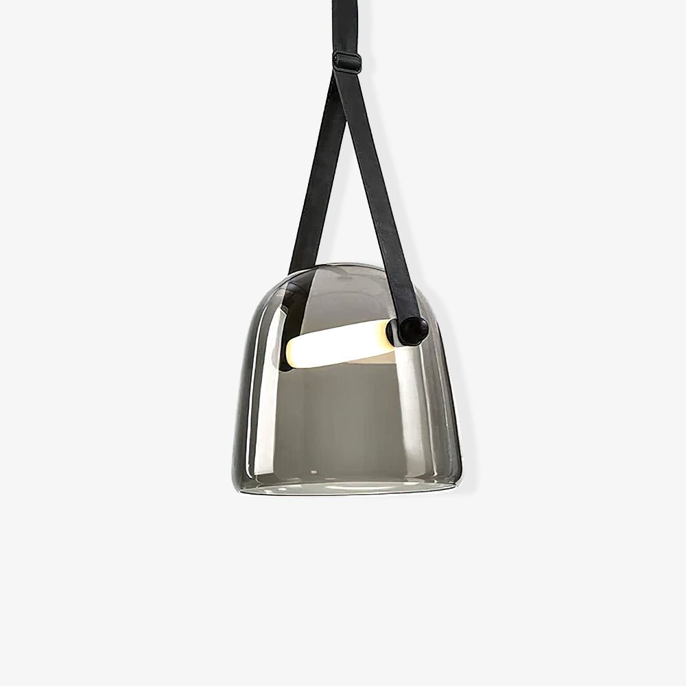 Averisce Leather Industrial Pendant Light
