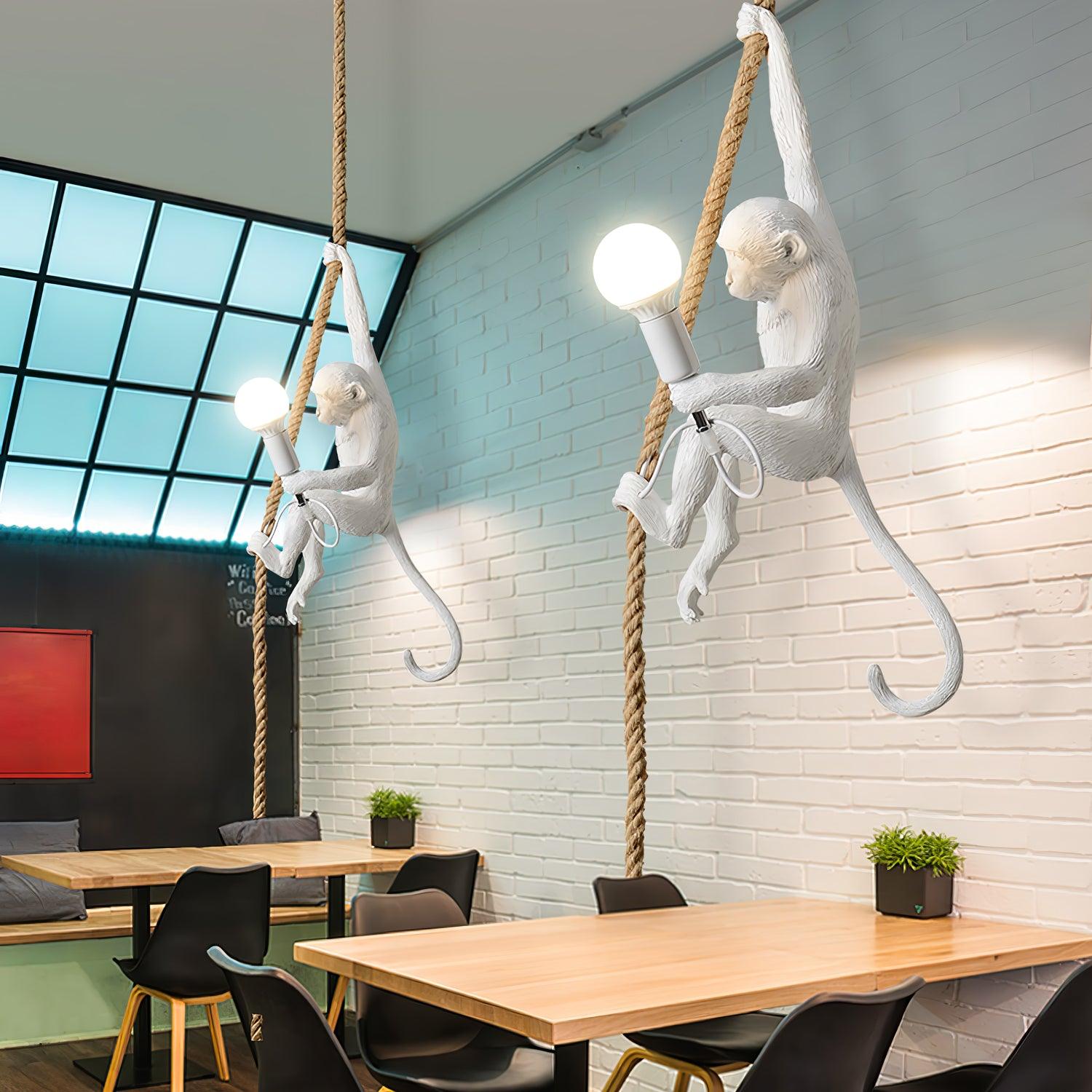 Epiran Resin Rope Artistic Pendant Lamp