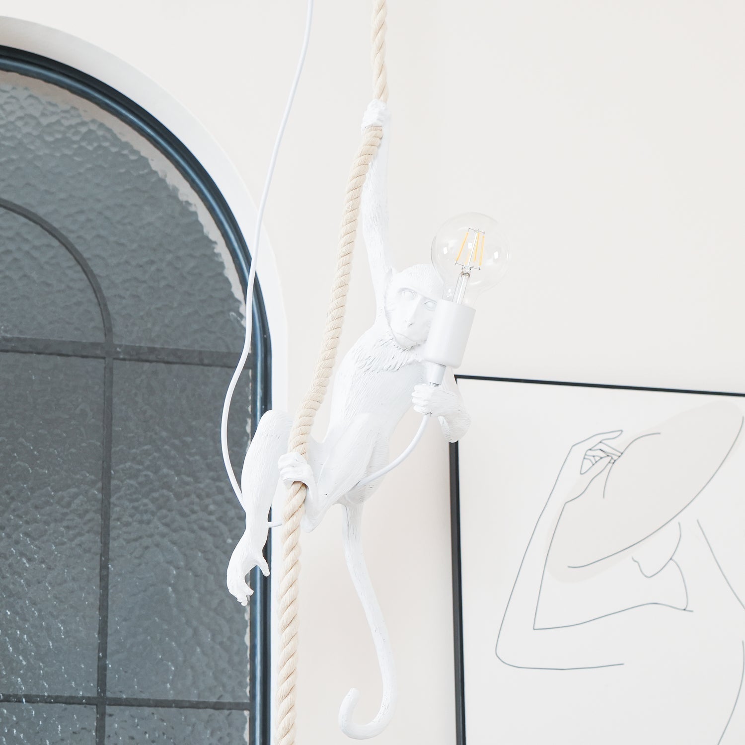 Epiran Resin Rope Artistic Pendant Lamp