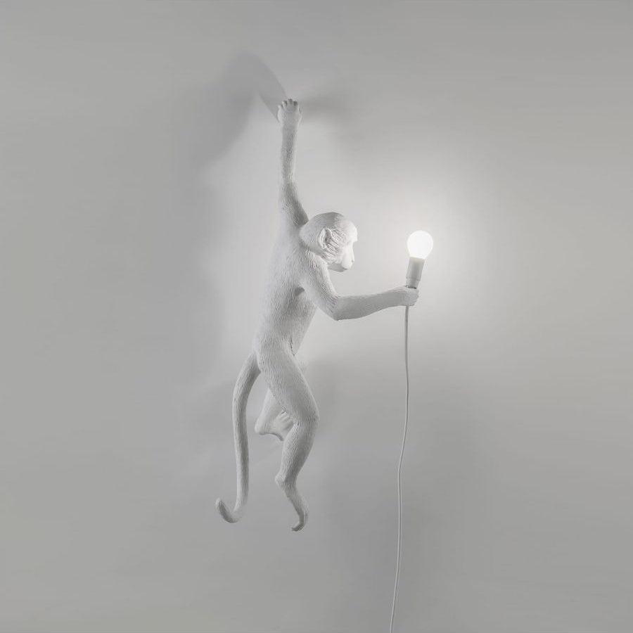 Bnx Art Unique Monkey Resin Wall Lamp