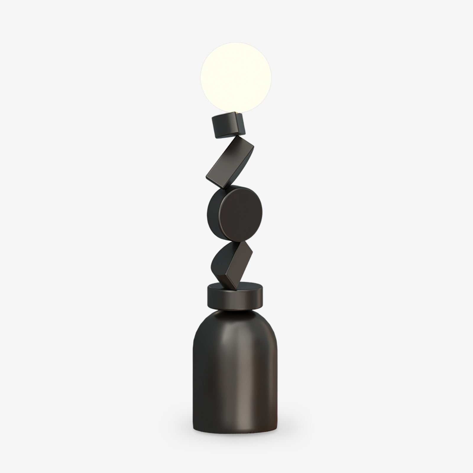 Calisine Floor Lamp Monolith Cube Black Base