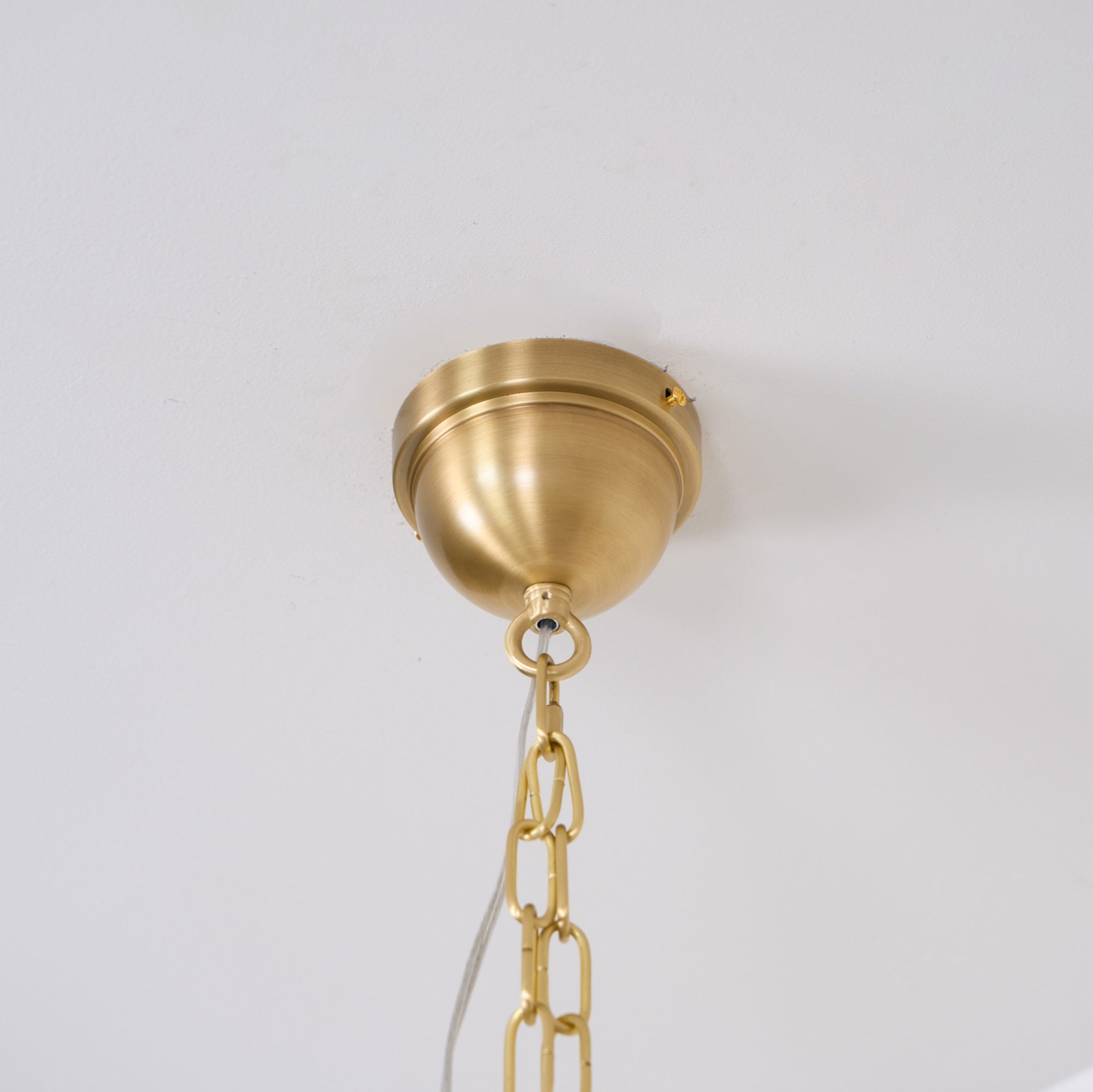 Elirora Elegance Vintage Brass Fabric Chandelier