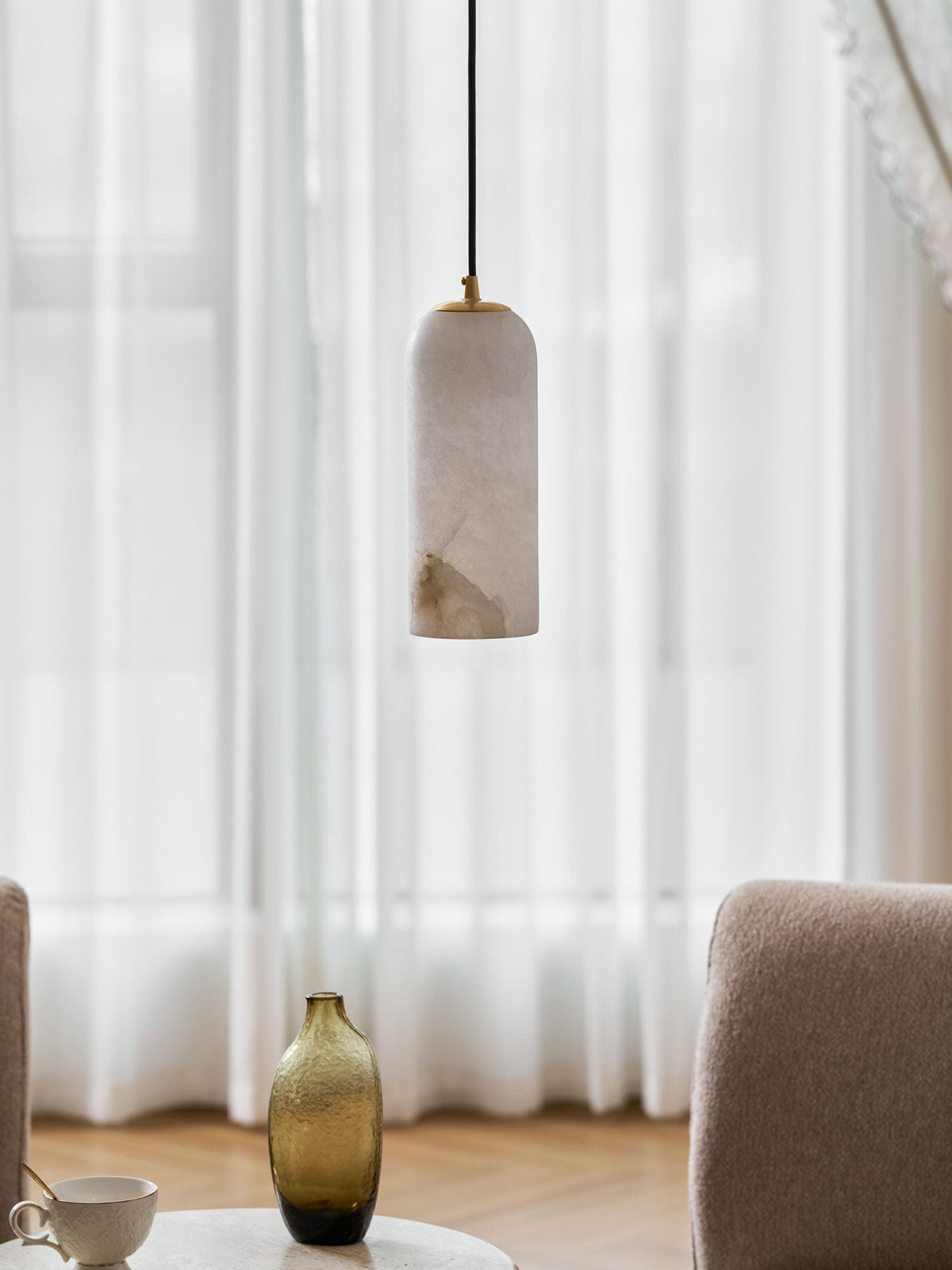 Willowmont Alabaster Pendant Light