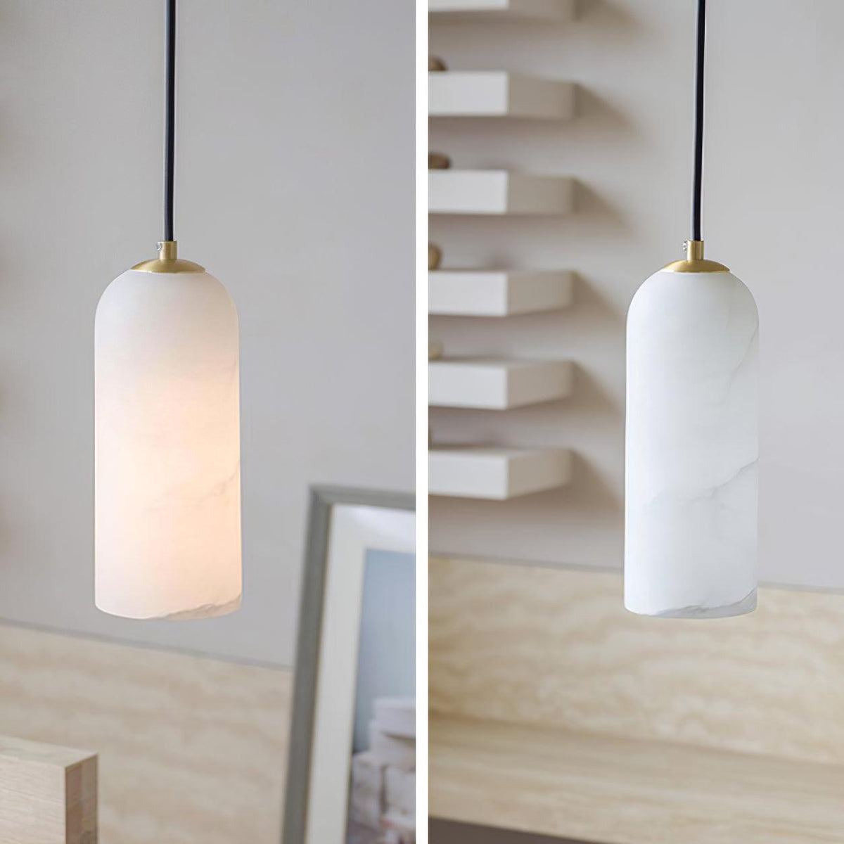 Hecate Pendant Light Alabaster