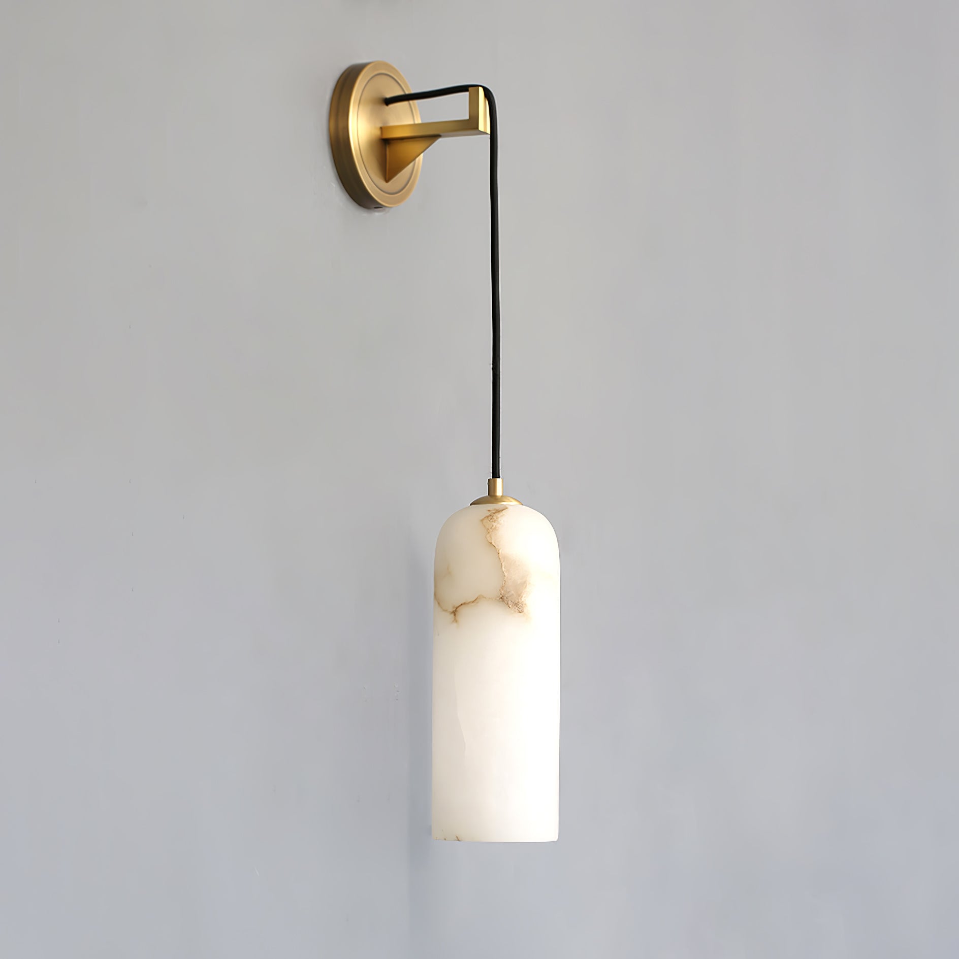 Vaelara Pendant Alabaster Wall Light - Neutral Decor